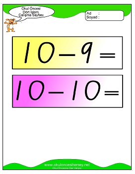 İşlemler yaprak test